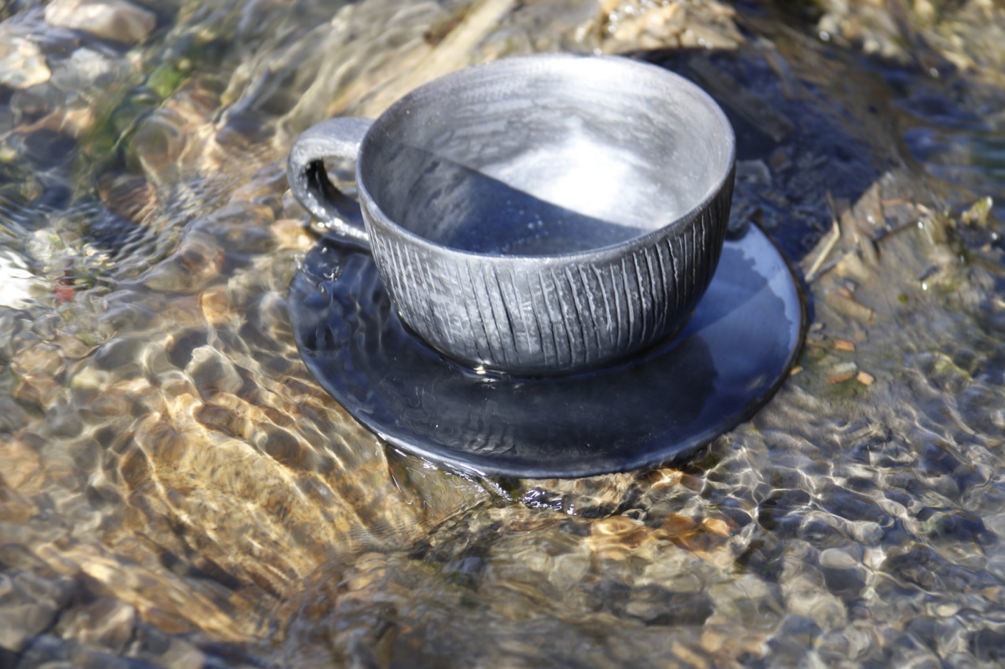 尼西黑陶咖啡杯